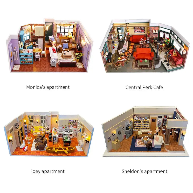 Joey‘s Apartment Doll House - Model to assemble