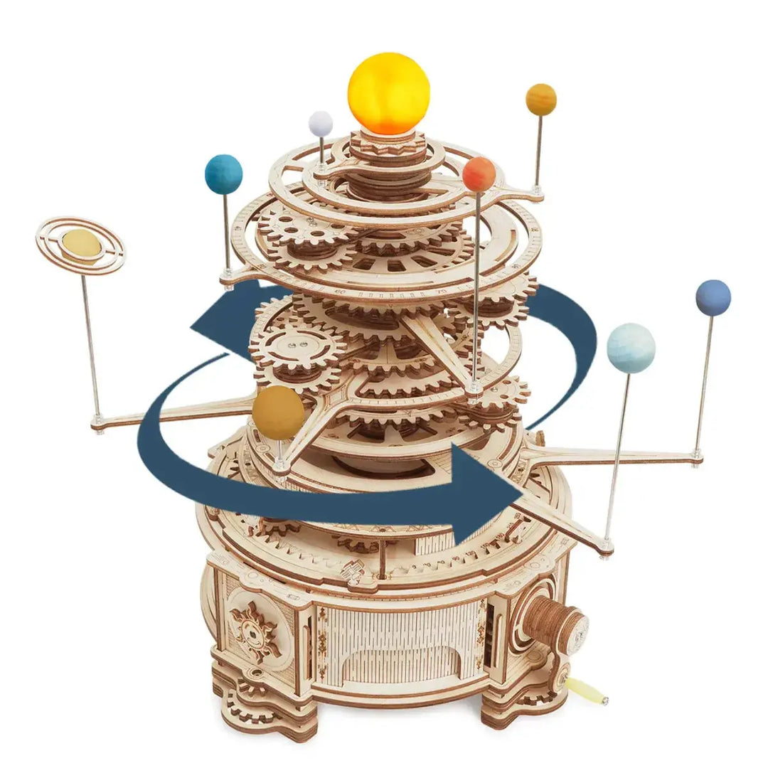 Telescope / planet earth / orrery model Model to assemble
