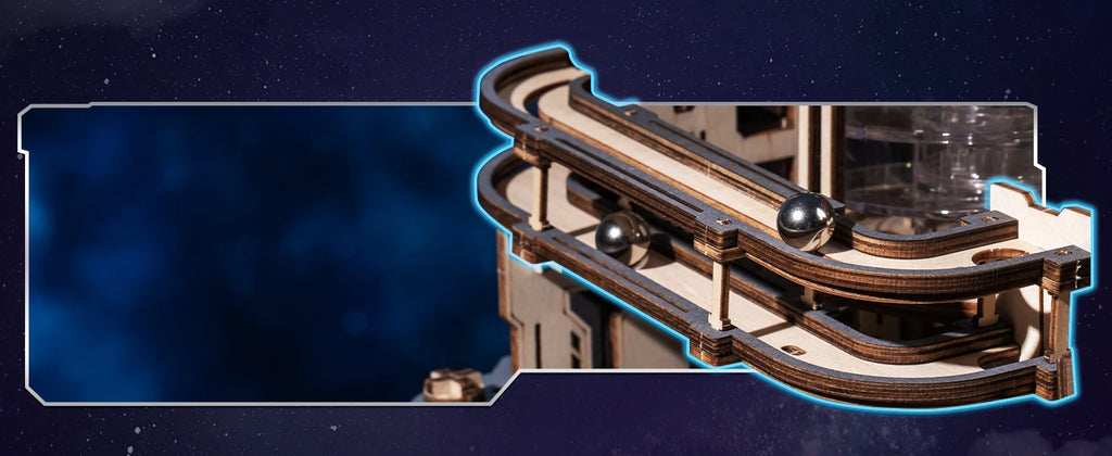 Electric Spaceport Marble - Model to assemble