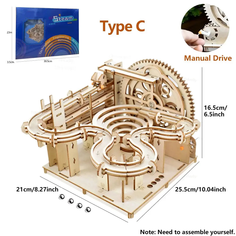 Marble Run Set DIY Assemble Building Model - Model to assemble