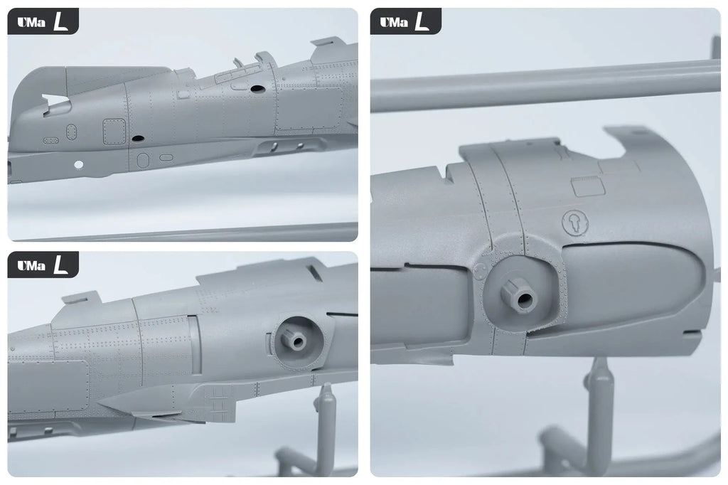 AV-8B Harrier II Plus Attack Aircraft Model Kit 1/48 Scale – USMC Military Jet DIY Assembly - Model to assemble