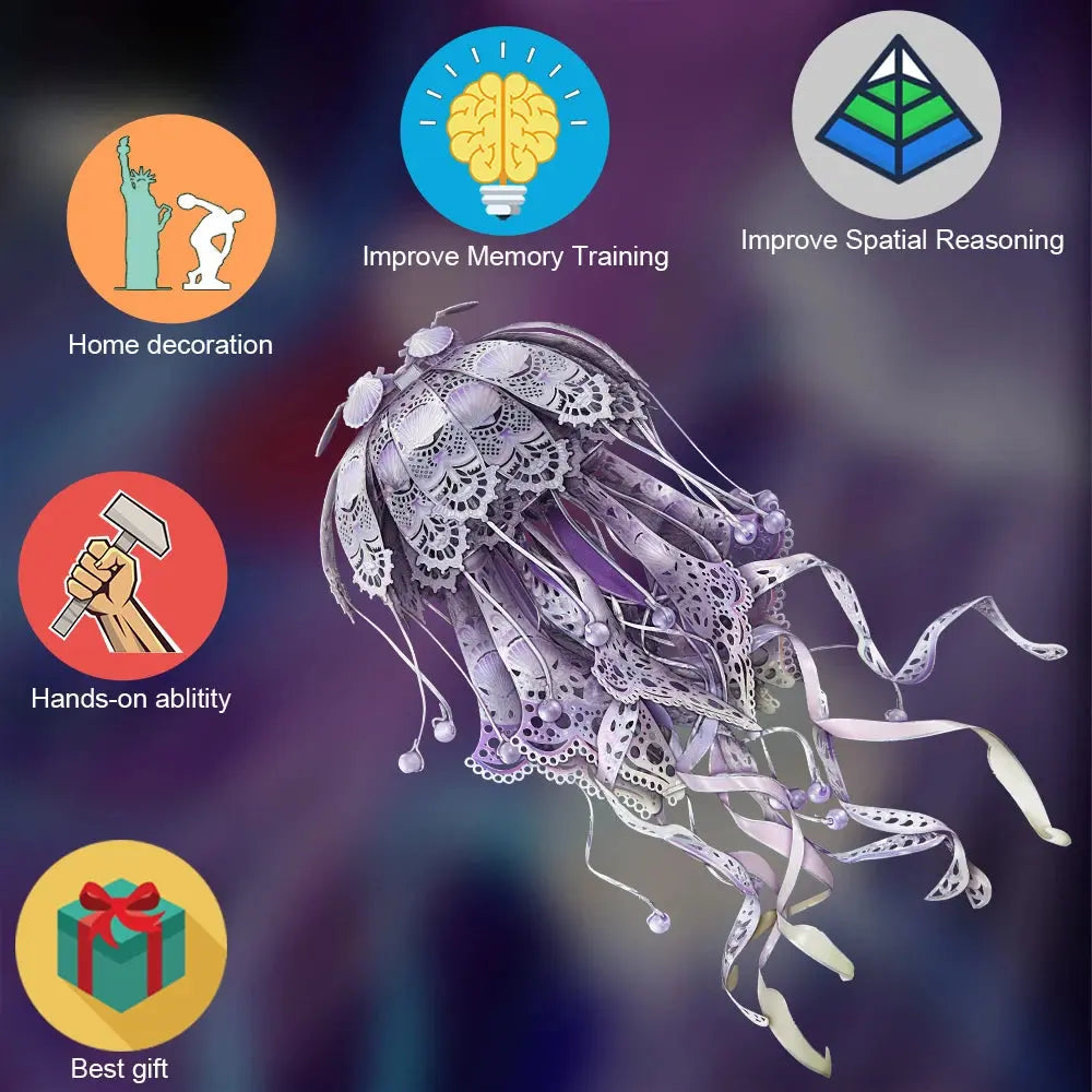 Jellyfish Metal Model Kit - Model to assemble