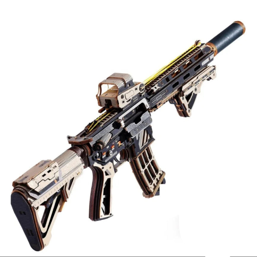 Mechanical Siege Ballista 3D Wooden Puzzle Model to assemble