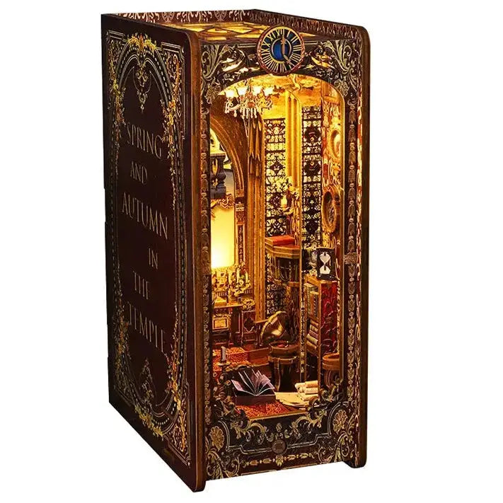 Spring and Autumn in the Temple DIY Book Nook