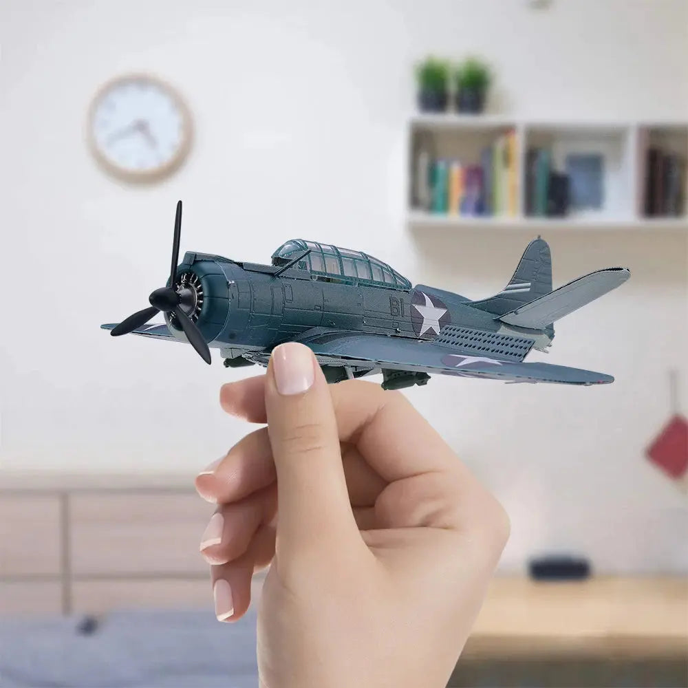 Airplane 3D Metal Puzzle DIY - Model to assemble