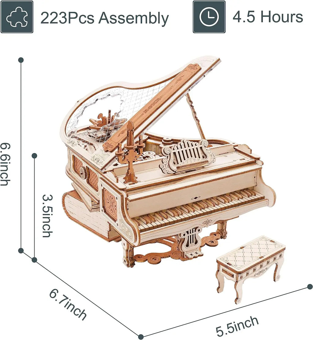 Magic Piano Mechanical Musical Instrument - Model to assemble