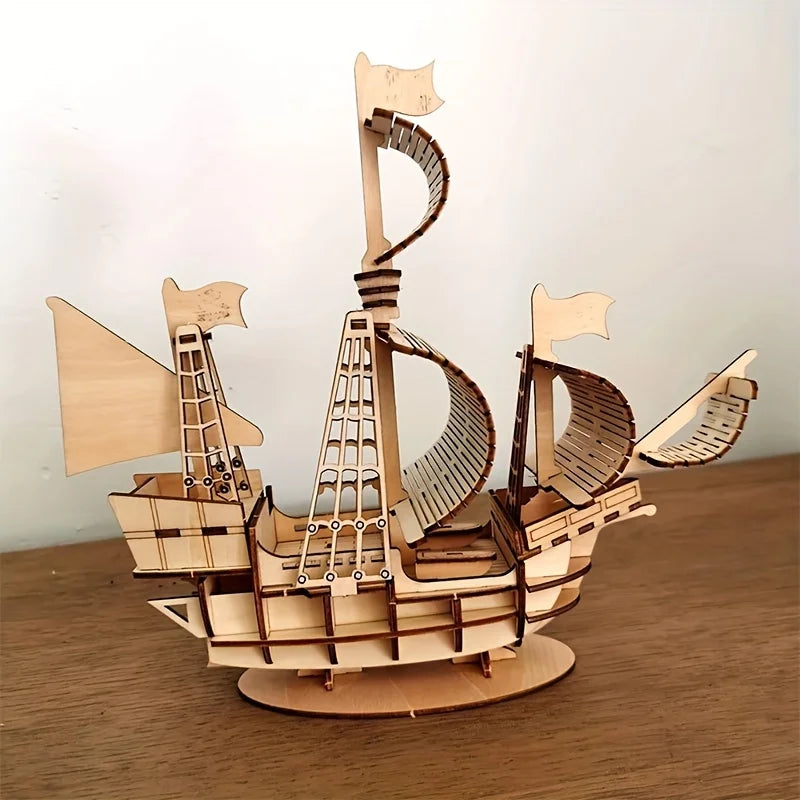 3D DIY Wooden Puzzle Models