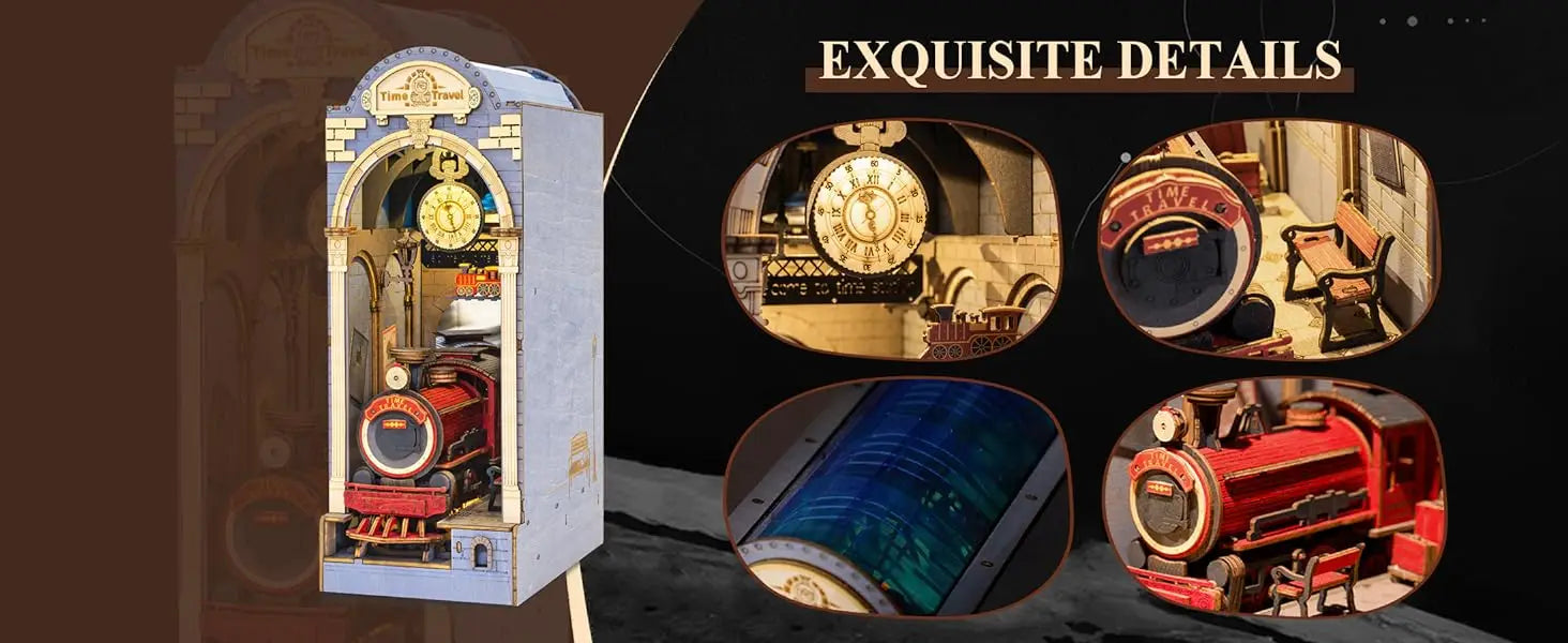 Doll House for Bookshelf - Model to assemble