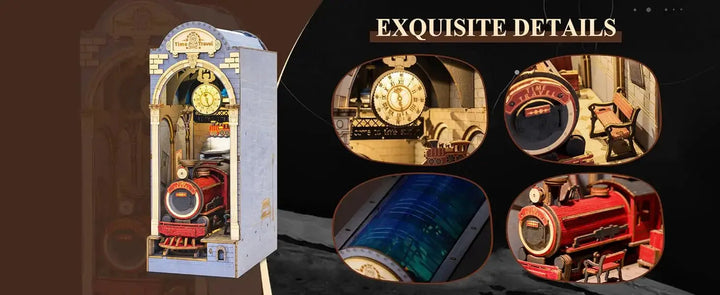 Doll House for Bookshelf - Model to assemble