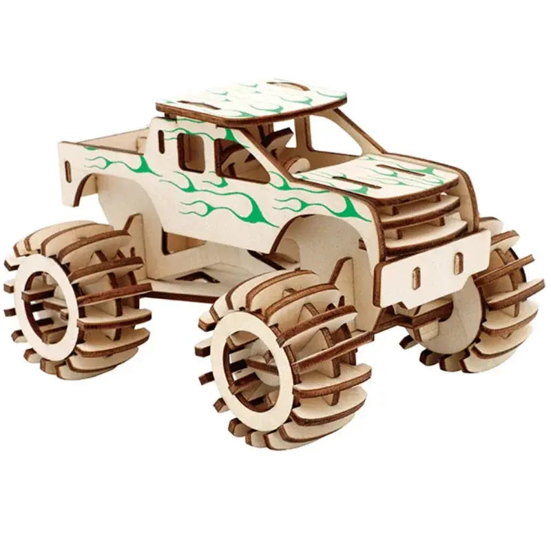 3D Jigsaw Puzzle Wooden Vehicle Kits - Model to assemble