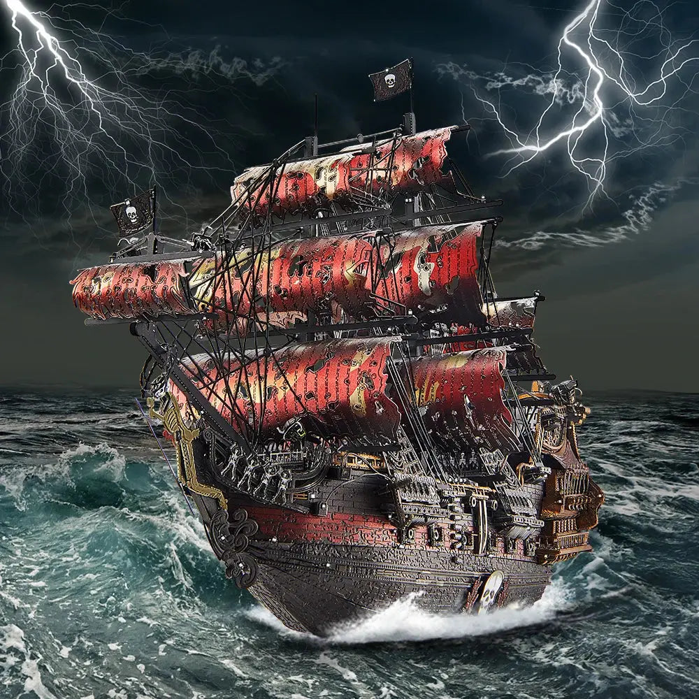 The Queen Anne's Revenge Metal Model to assemble