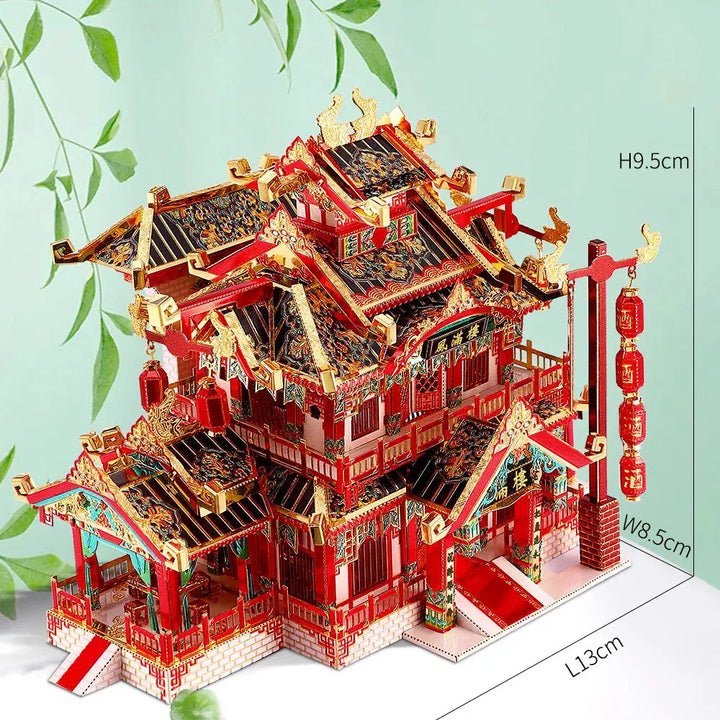 Chinese Buildings Metal Model to assemble