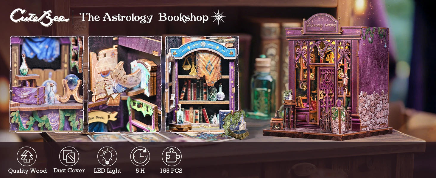 Japan Style Book Nook - Model to assemble