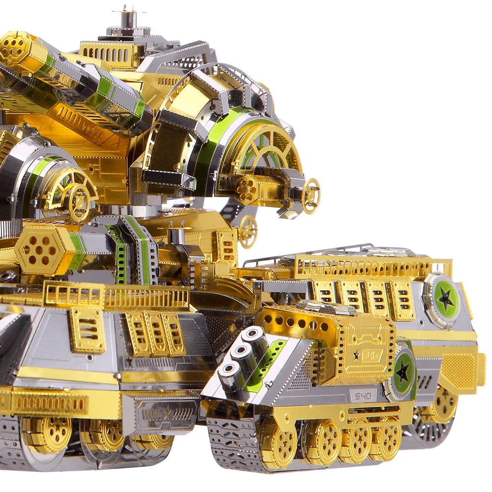 Piececool 3D Metal Puzzle Skynet Spider Superheavy Tank Model Building Kits Assembly DIY Toy for Teens Model to assemble