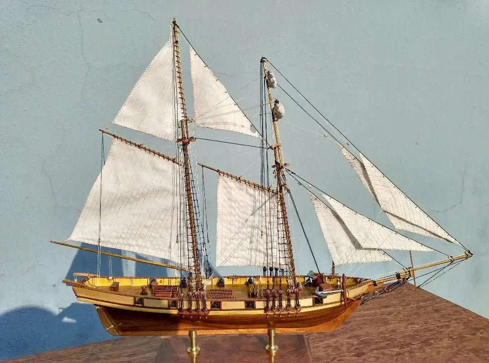 Wooden Assembled Ancient Sailboat Model Kit - Model to assemble