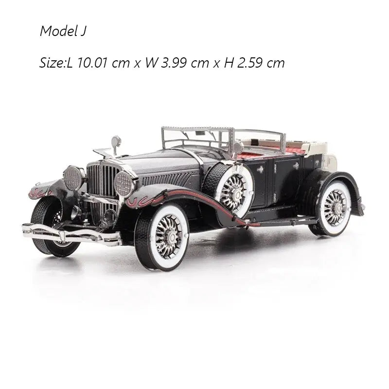 Vehicles 3D Metal Puzzles - Model to assemble