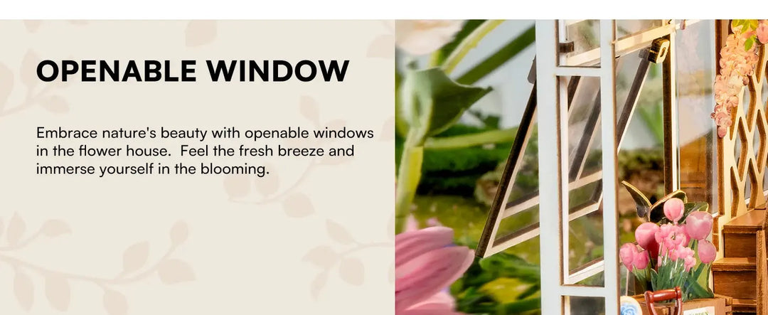 Doll House for Bookshelf - Model to assemble