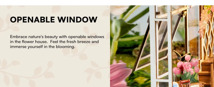 Doll House for Bookshelf - Model to assemble