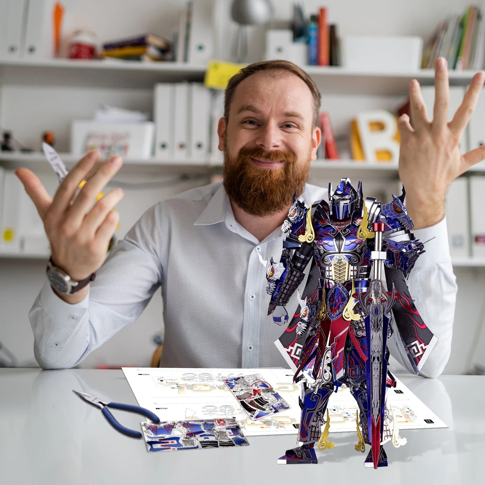 Piececool 3D Metal Puzzle TITAN Assembly Model Kits Teen Toys Jigsaw Puzzles DIY for Adult Model to assemble