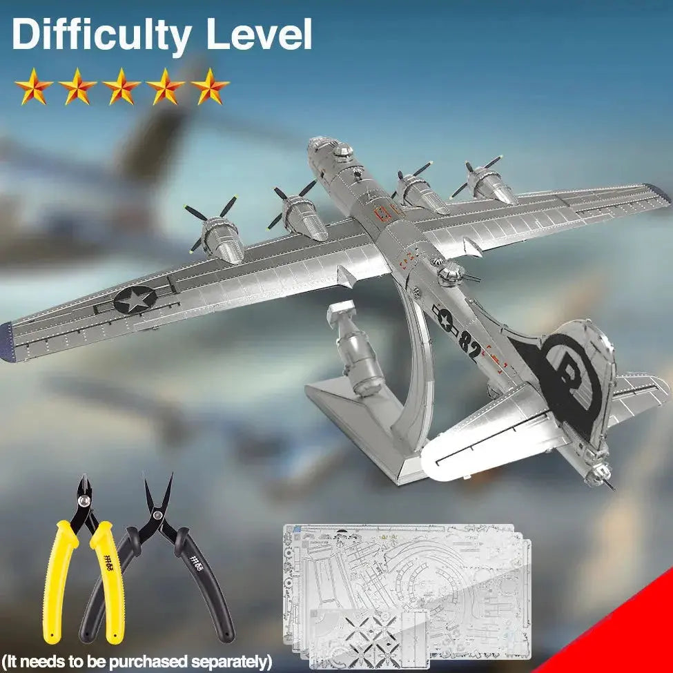 Airplane Fighter Metal Model Kit - Model to assemble