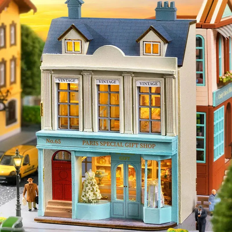 Magnificent Architectural miniature house - Model to assemble