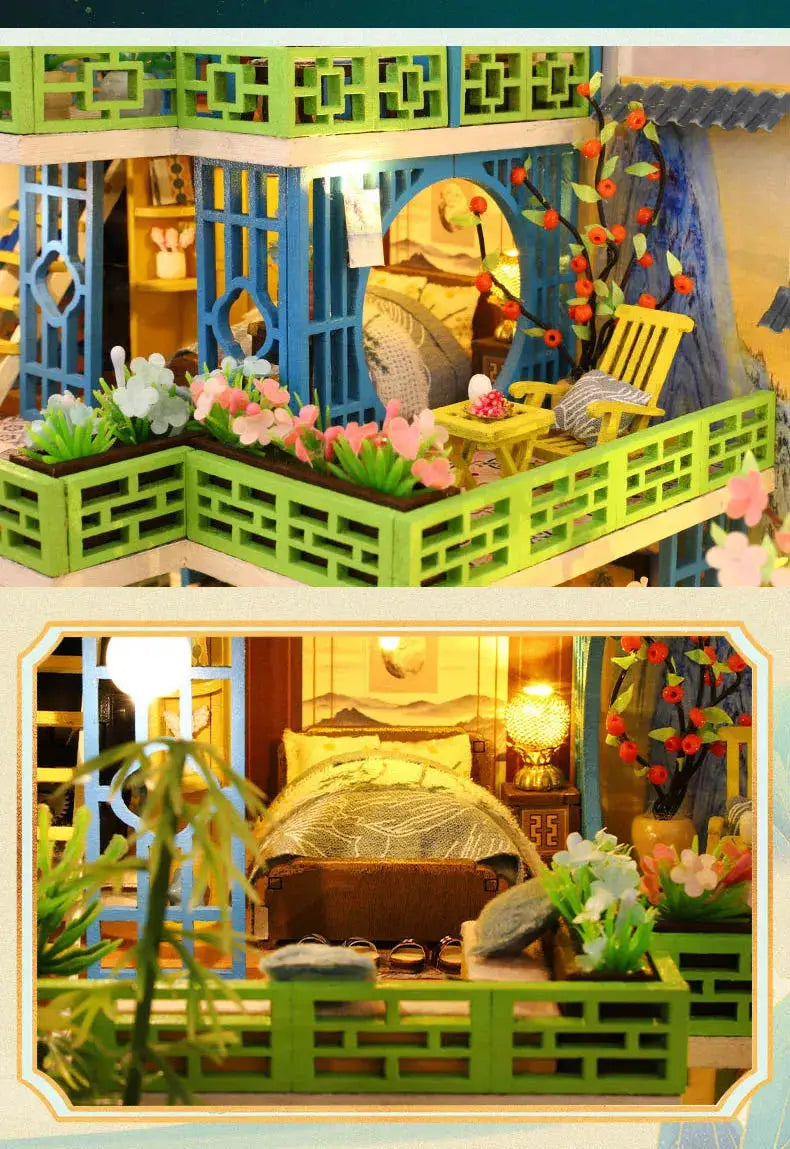 Traditional Chinese Villa DIY Dollhouse