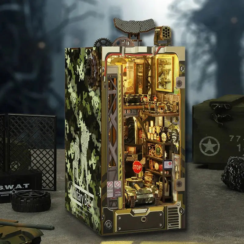 Military Base Bookend - Model to assemble