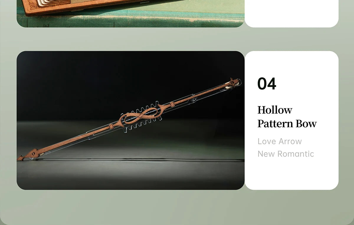 Cello Mechanical Music Box, Moveable Stem - Model to assemble