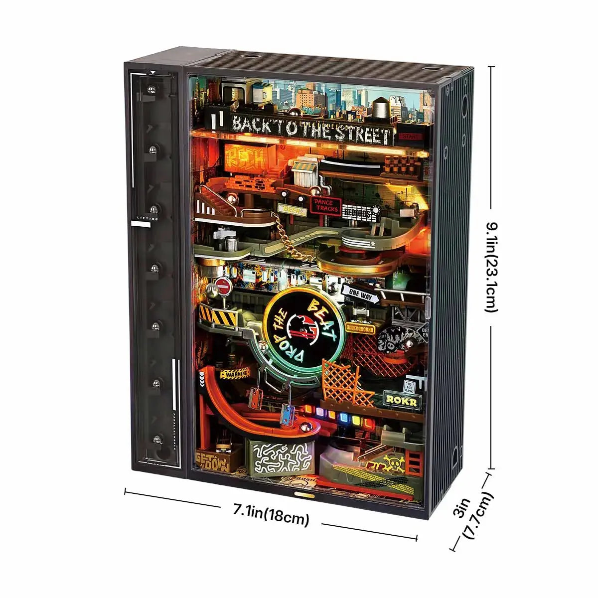 Hip-Hop Street Marble Run | Interactive Urban Marble Run Kit Model to assemble