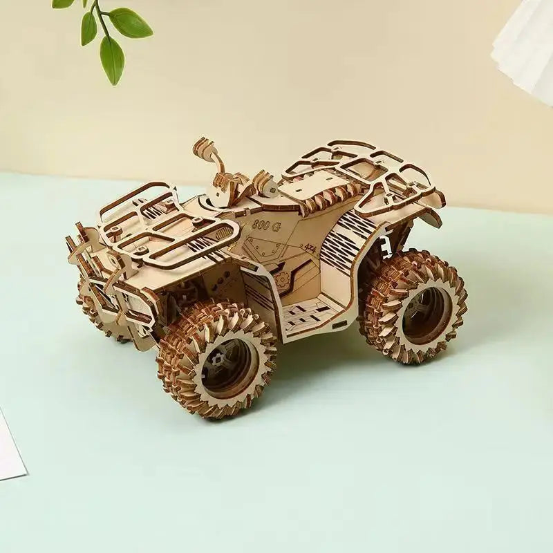 ATV Wooden Model Kit - Model to assemble