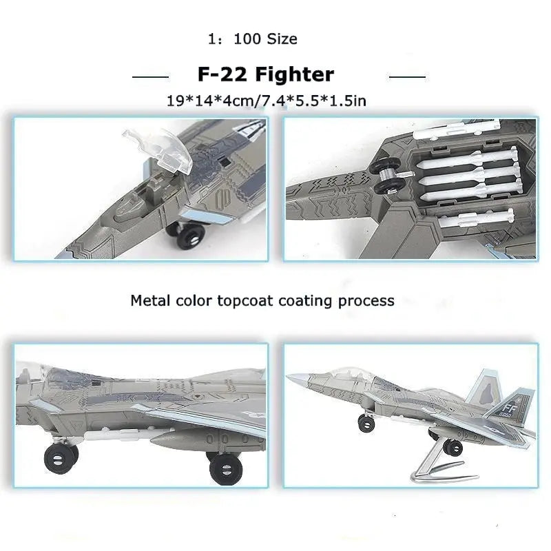 1/72 Scale Fighter Jet 3D Puzzle Model Kit – DIY Assembly Plastic Aircraft Collectible Display - Model to assemble