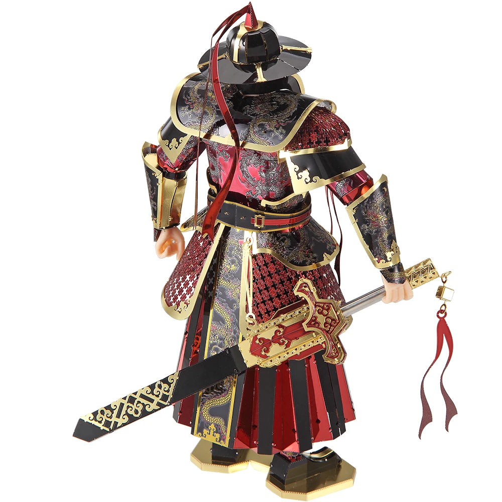 Piececool Puzzle 3D Metal Model The Imperial Guards of Ming Dynasty DIY Assembly Model Kit Toys for Teen Adult Model to assemble