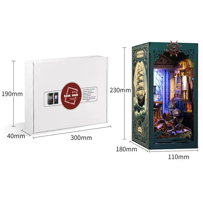 Seabed DIY Book Nook Kit Model to assemble