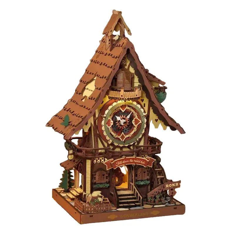 Cuckoo Clock Mechanical Wooden Model Kit
