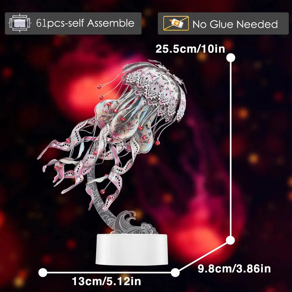 Jellyfish Metal Model Kit - Model to assemble