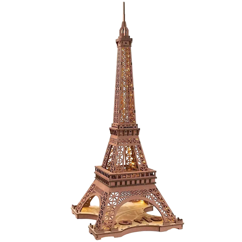 The Eiffel Tower with Light String Model to assemble