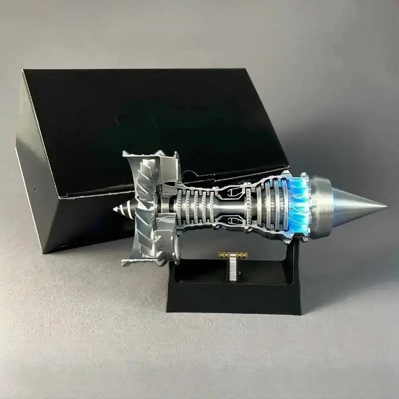 1:8 Turbofan Jet Engine Model Kit — 3D Printed, Build-It-Yourself, Ages 12+