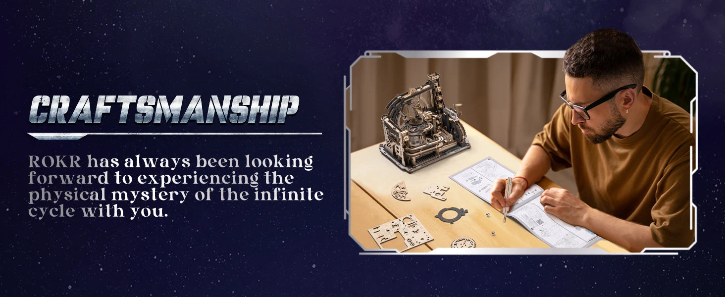 Electric Spaceport Marble - Model to assemble