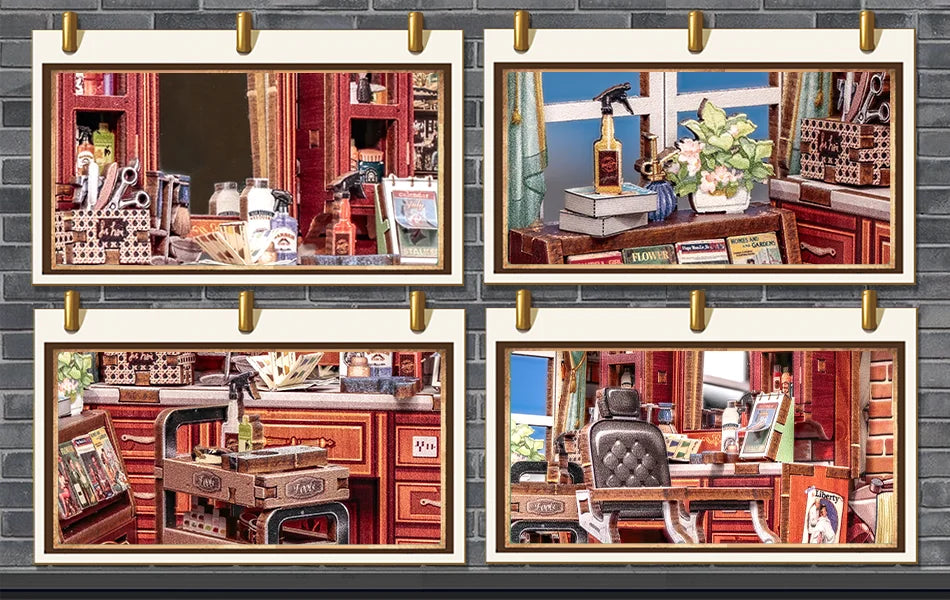 Japan Style Book Nook - Model to assemble