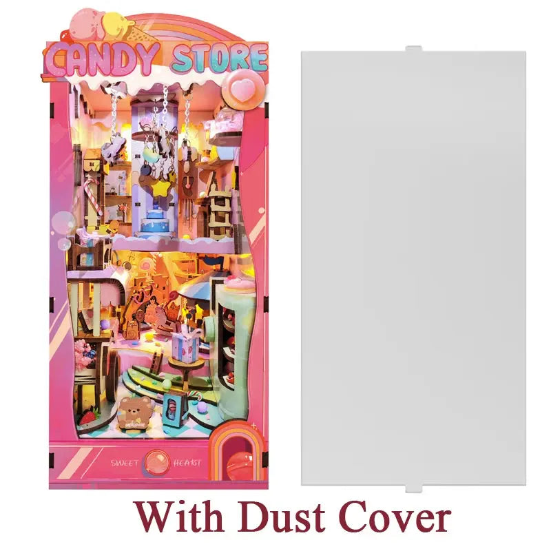 Magic Night Alley with LED lights - Model to assemble