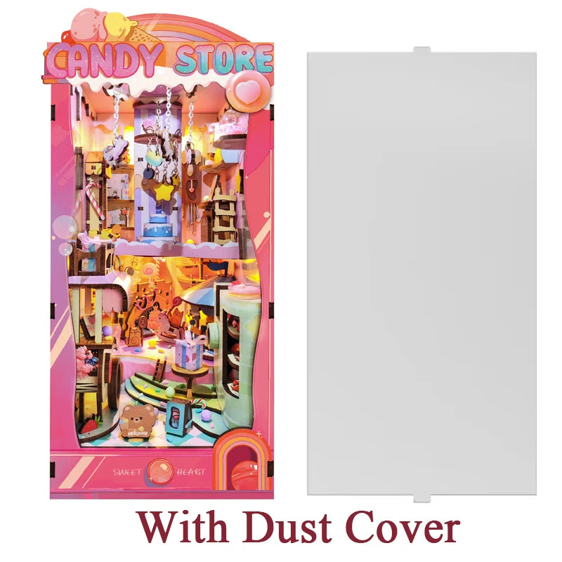 Magic Night Alley with LED lights - Model to assemble