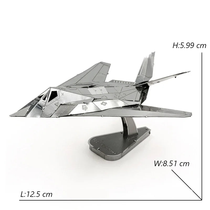 3D Metal Puzzle UFO DIY Handmade Space Exploration Spacecraft Assembly Model Jigsaw Puzzle Toys For Adult Kids Model to assemble