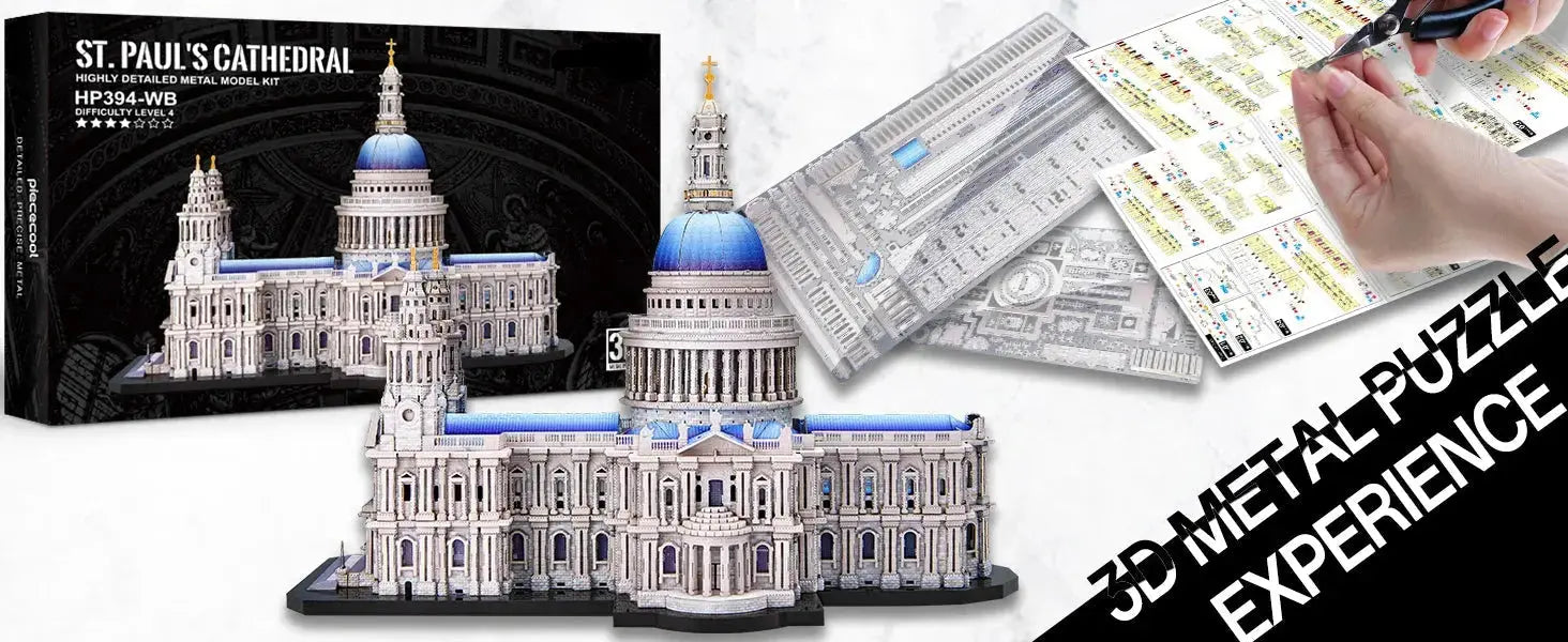 St. Paul's Cathedral 3D Metal Model Kit Model to assemble