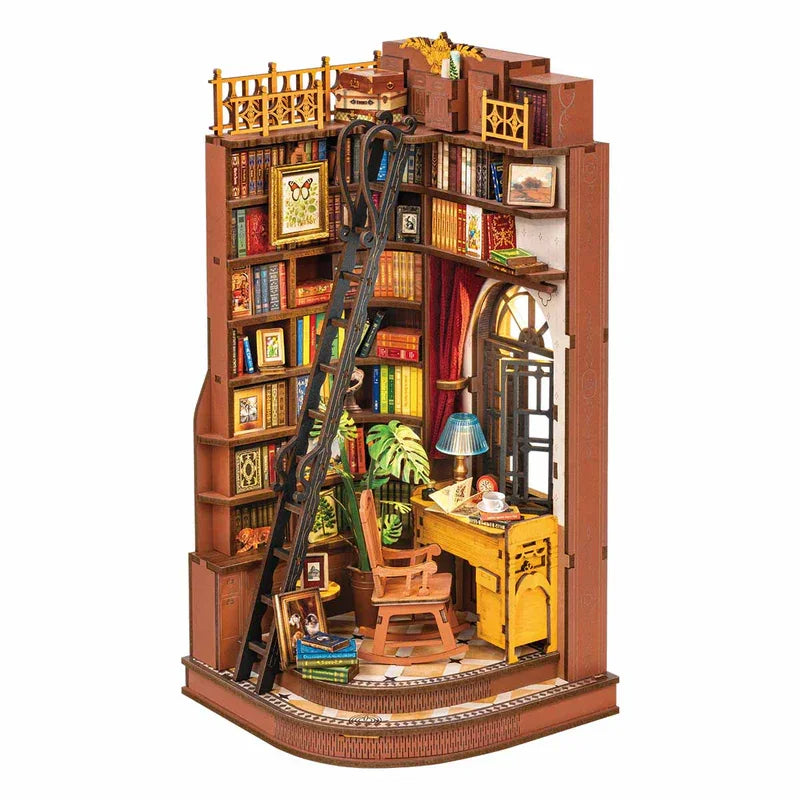 Corner Study Book Nook Kits - Model to assemble