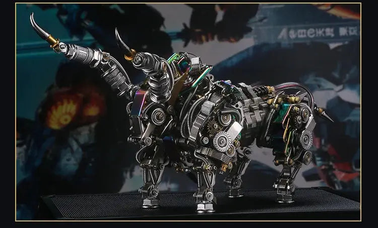 Mechanical animal Bull - Model to assemble