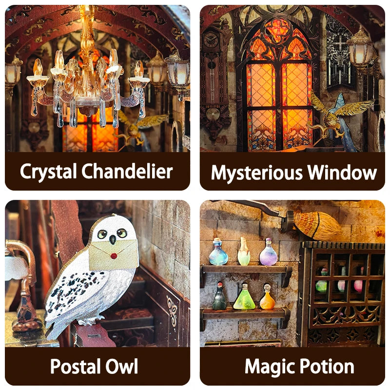 Magic Academy Figurines Miniatures Bookend - Model to assemble