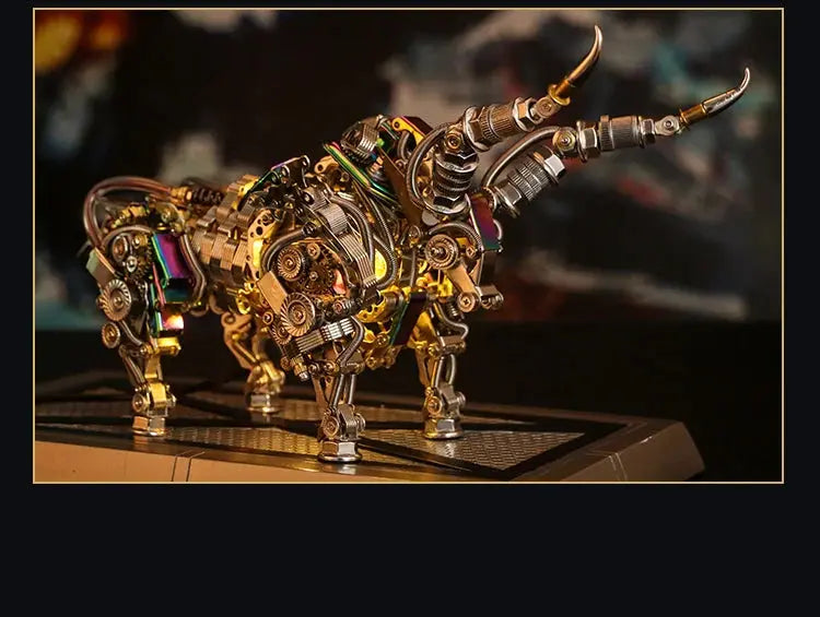 Mechanical animal Bull - Model to assemble