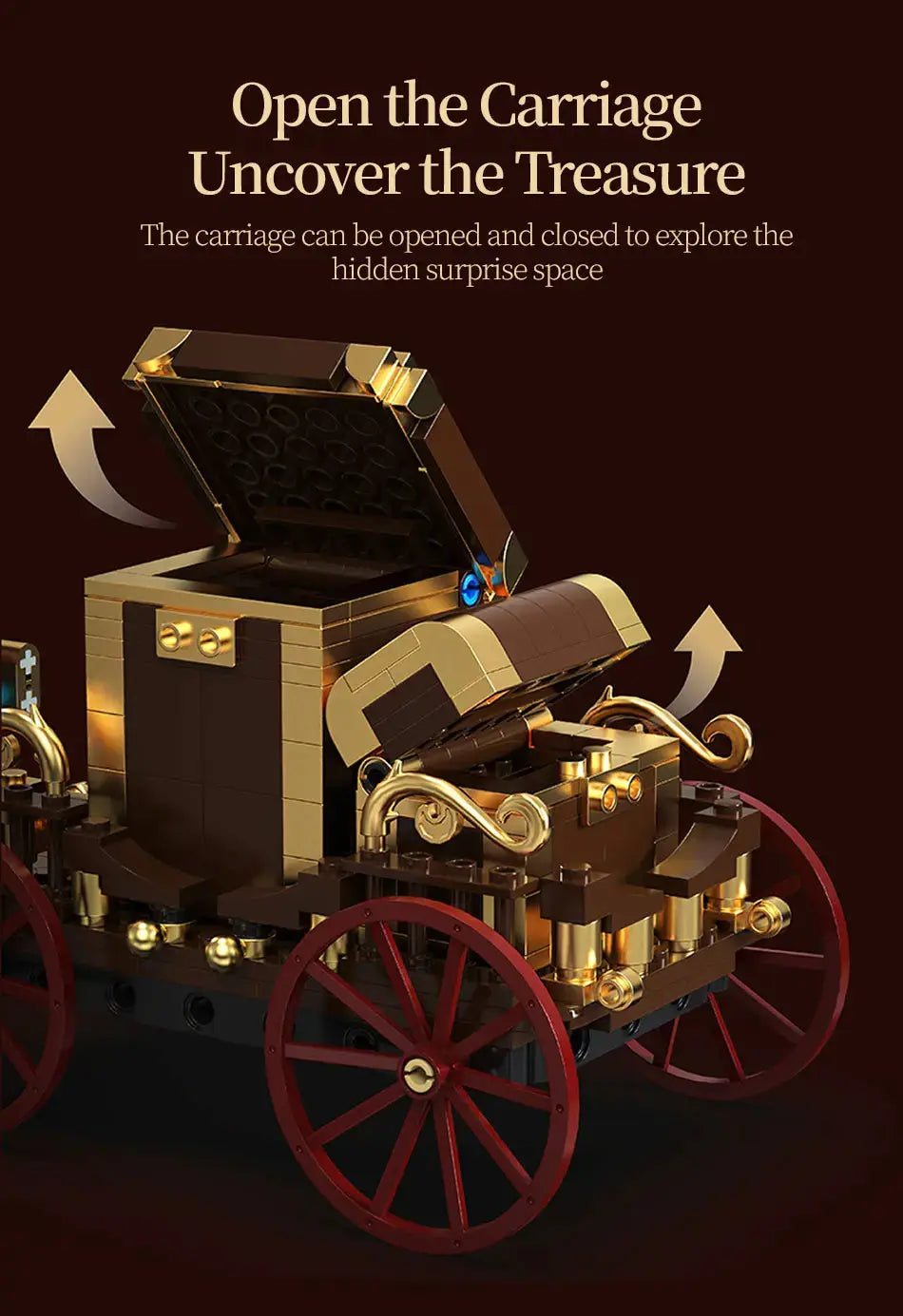 Vintage Mechanical Steam Car - Model to assemble