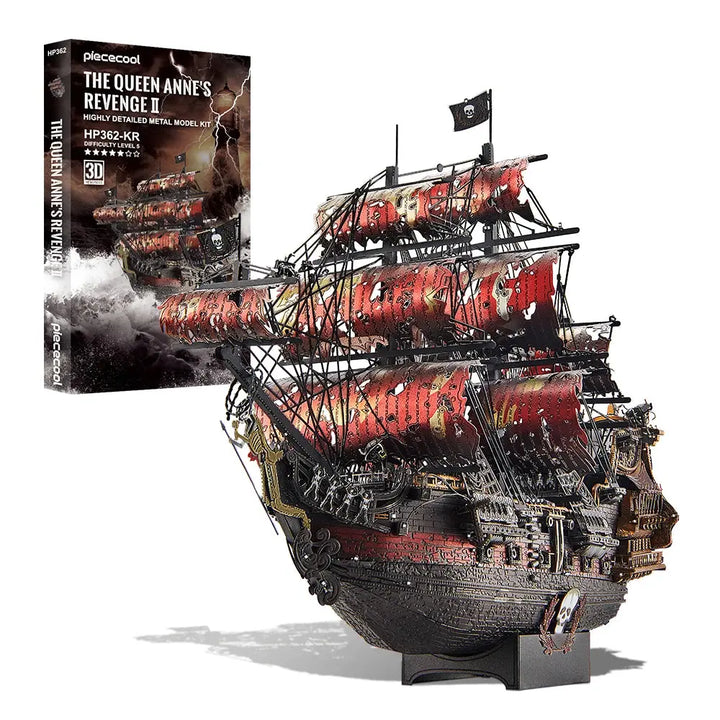 The Queen Anne's Revenge Metal Model to assemble