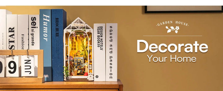 Doll House for Bookshelf - Model to assemble